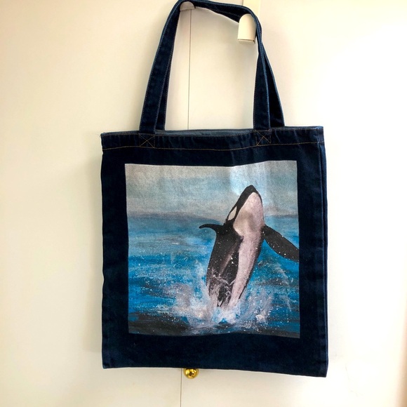 Orca Art Jean Tote bag - Picture 1 of 4